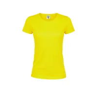 Camiseta de algodón Keya 150 g mujer en colores de 100% algodón ring spun, single jersey 150 g/, vista lateral