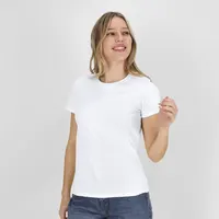 Camiseta de algodón Keya 180 g mujer de 100% algodón ring spun, single jersey 180 g/, vista frontal