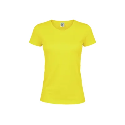 Camiseta de algodón Keya 180 g mujer en colores personalizable