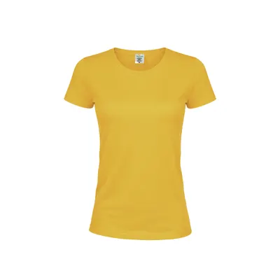 Camiseta de algodón Keya 180 g mujer en colores personalizable