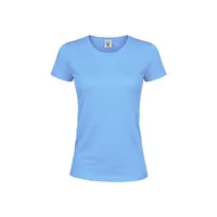 Camiseta de algodón Keya 180 g mujer en colores de 100% algodón ring spun, single jersey 180 g/, vista lateral