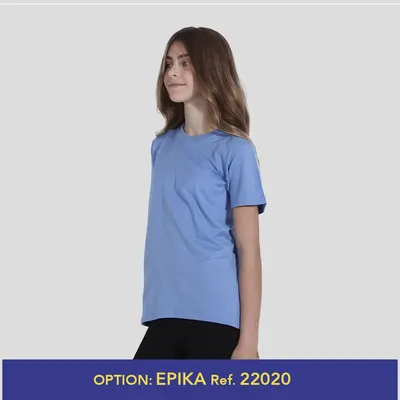 Camiseta de algodón Keya 150 g niño en colores personalizable