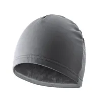 Gorro deportivo Folten 280 g con forro coral fleece de exterior: poliéster/ spandex, vista lateral
