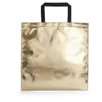 Bolsa non woven laminado metalizado Poznan con fuelle