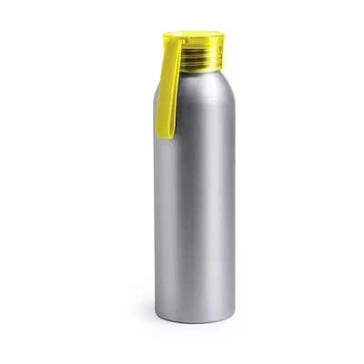 Bidón de aluminio Tukel 650 ml con cinta TPR personalizable