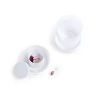 Vaso plegable Berty 220 ml con pastillero de PP, detalle 3
