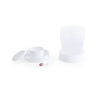 Vaso plegable Berty 220 ml con pastillero de PP, detalle 5