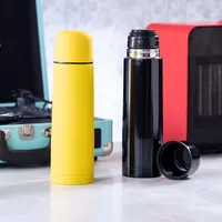 Termo de acero Tancher 500 ml con tapón taza de acero inox, detalle 3