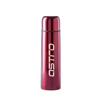 Termo de acero Tancher 500 ml con tapón taza de acero inox, vista frontal
