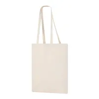 Bolsa de algodón Siltex 140 g natural asas 70 cm de algodón 140 g/ m2, vista lateral