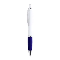 Bolígrafo pulsador bicolor Tinkin con clip metálico, vista frontal