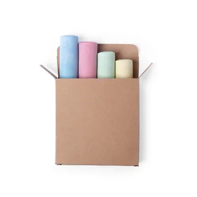 Caja Remix de 4 tizas XL de colores personalizable