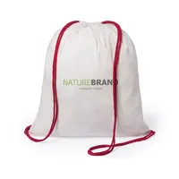 Mochila de cuerdas algodón Tianax 100 g cordón trenzado de algodón 100 g/ m2, vista lateral