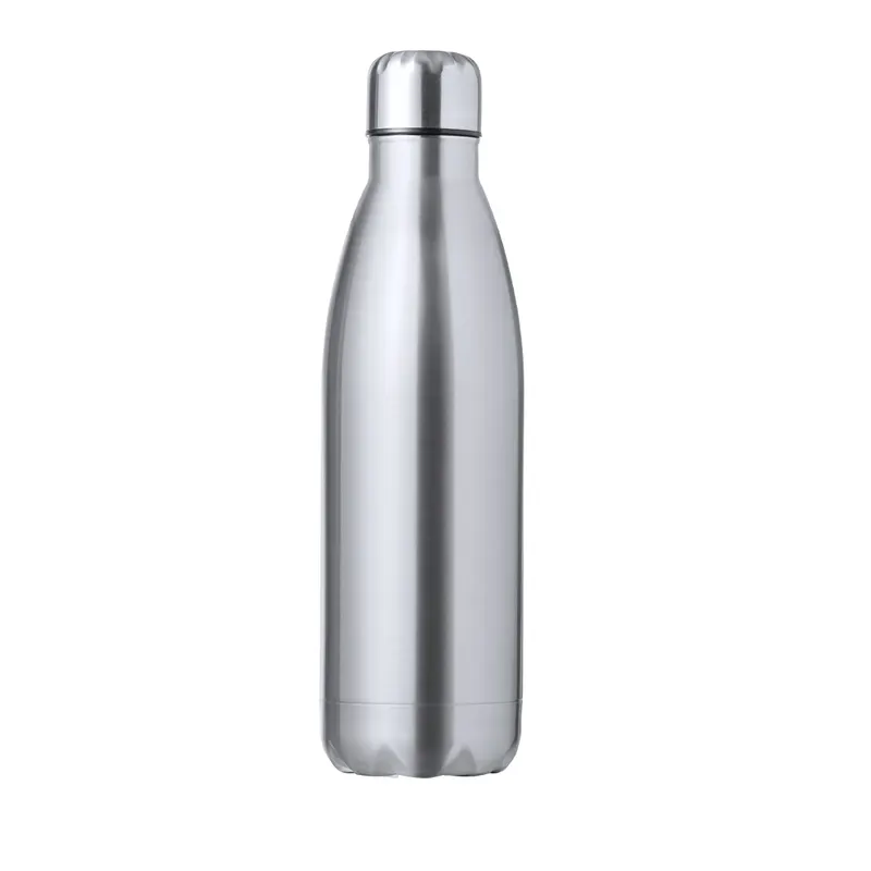 Bidón de acero Rextan inox 790 ml en plateado de acero inox, vista frontal