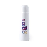 Termo de acero Cleikon 500 ml para sublimación de acero inox, vista lateral