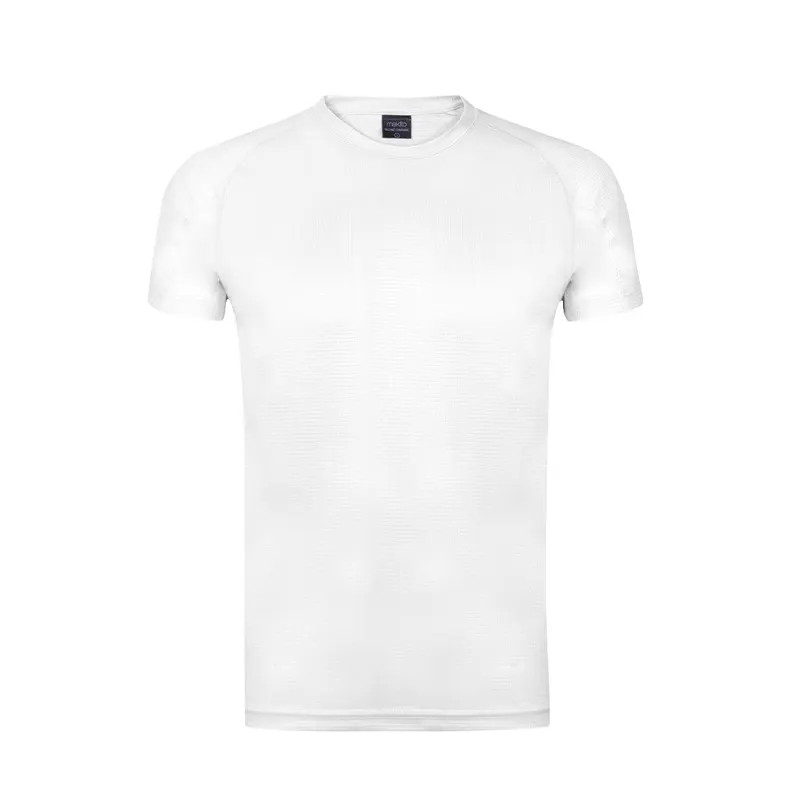 Camiseta técnica muy transpirable Dynamic 135 g en blanco de poliéster 135 g/ m2, vista frontal