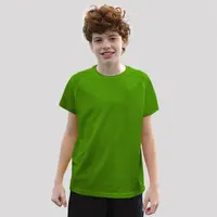 Camiseta técnica muy transpirable Dynamic niño de poliéster 135 g/ m2, vista frontal