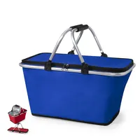 Cesta térmica plegable de poliéster Yonner 600D de poliéster 600D/ aluminio, vista frontal