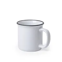 Taza de cerámica Bercom vintage 300 ml bicolor de cerámica, vista frontal