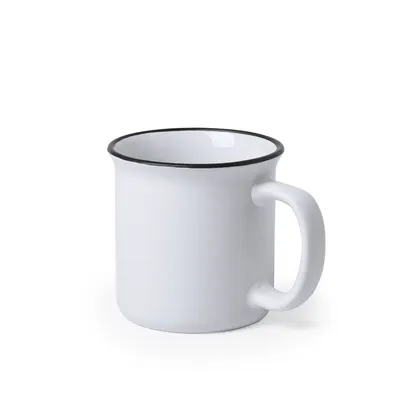 Taza de cerámica Bercom vintage 300 ml bicolor personalizable