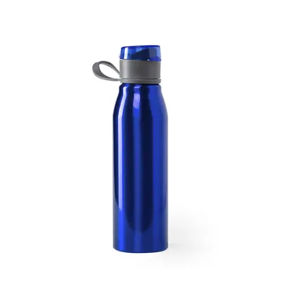 Bidón de aluminio brillante Cartex 700 ml con asa personalizable
