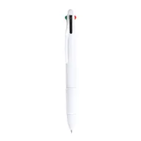 Bolígrafo Clessin 4 en 1 retráctil de cuatro tintas, vista frontal