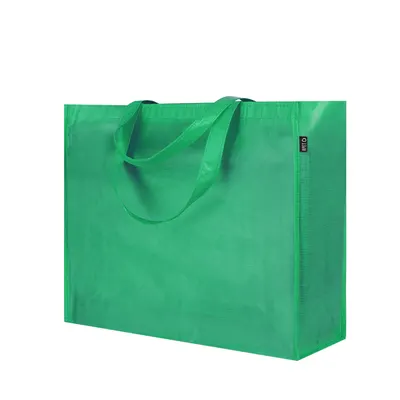 Bolsa de RPET Kaiso laminado 105 g mate con fuelle personalizable