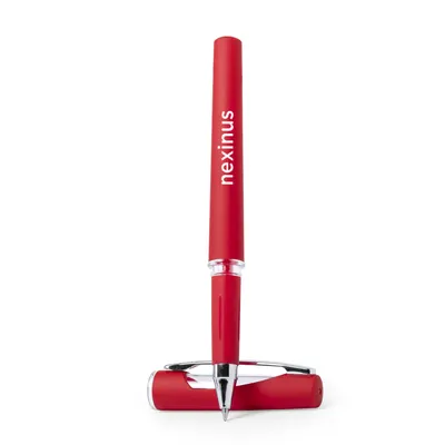 Roller de capucha bicolor tinta gel azul Kasty personalizable