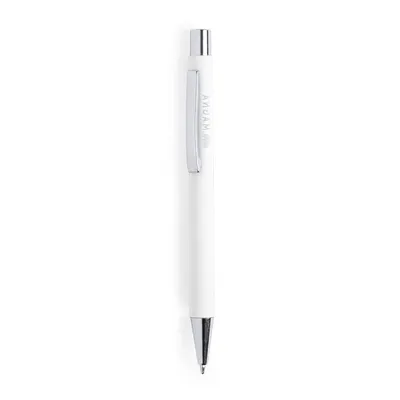 Bolígrafo de aluminio Blavix tacto goma bicolor pulsador personalizable