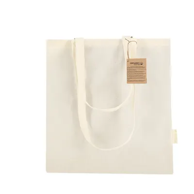 Bolsa de algodón orgánico Missam 120 g asas 70 cm personalizable