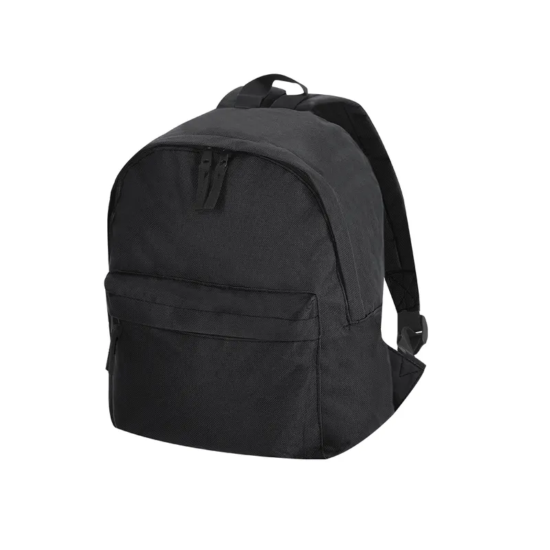 Mochila de poliéster Susdal 600D infantil en negro de poliéster 600D, vista frontal