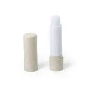 Bálsamo labial vainilla SPF15 envase de bambú Fledar de fibra de bambú/ ABS, vista lateral