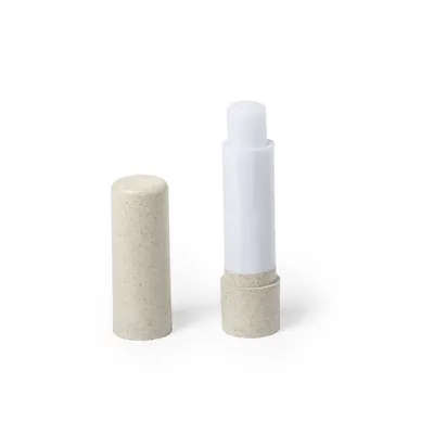 Bálsamo labial vainilla SPF15 envase de bambú Fledar personalizable