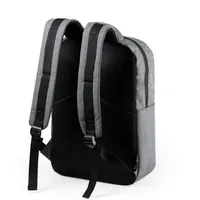 Mochila negocios de RPET Konor 600D estación USB de poliéster 600D RPET, detalle 2