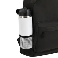 Mochila de RPET Caldy 600D bolsillo frontal de poliéster 600D RPET, vista lateral