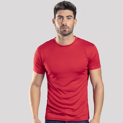 Camiseta técnica de poliéster elastano Layom 135 g personalizable