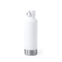Bidón de acero Pernal inox 750 ml con anilla de acero inox, vista frontal