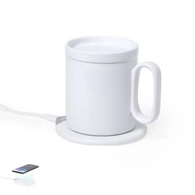 Calentador de tazas con taza 350 ml y cargador personalizable