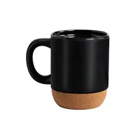 Taza de cerámica Bokun 420 ml base de corcho de cerámica/ corcho, vista lateral