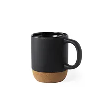 Taza de cerámica Bokun 420 ml base de corcho de cerámica/ corcho, vista frontal
