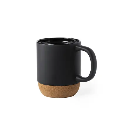 Taza de cerámica Bokun 420 ml base de corcho personalizable