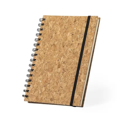 Libreta de corcho Xiankal 100 hojas con elástico personalizable