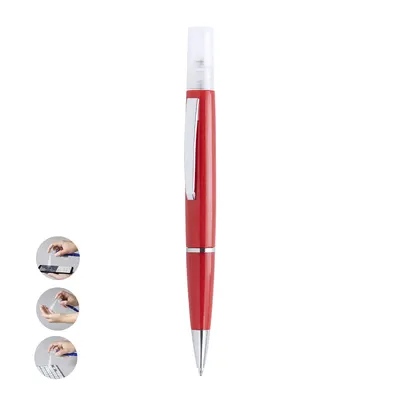 Bolígrafo con pulverizador higienizante personalizable