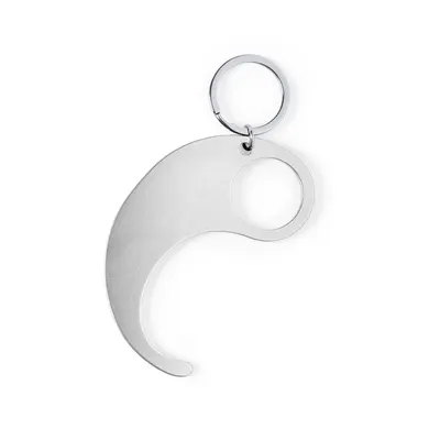 Llavero anticontacto de aluminio personalizable