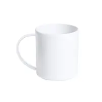 Taza de PLA Pioka compostable 350 ml de PLA 100% compostable, vista lateral