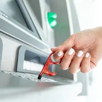 Llavero anticontacto Cimak con bolígrafo y puntero, detalle 9