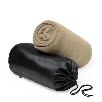 Manta polar RPET 120 × 150 cm con funda personalizable