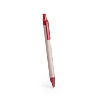 Bolígrafo de cartón reciclado y PLA Vatum compostable de cartón reciclado/ PLA 100% compostable, vista lateral