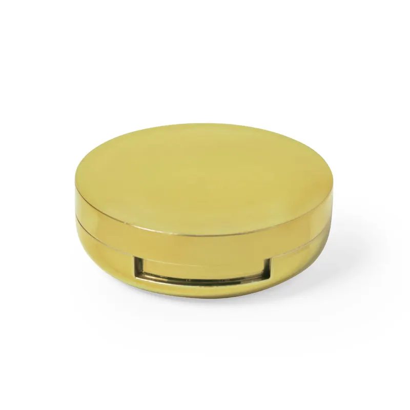 Bálsamo labial Zendal con espejo vainilla SPF15 en dorado, vista frontal