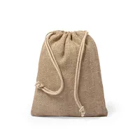 Bolsa de yute Lesky 260 g con cierre de cordón de yute, detalle 1